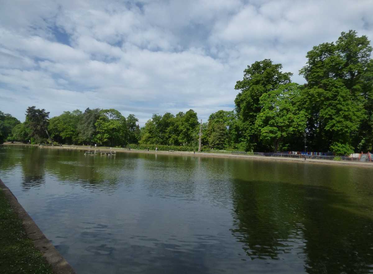 Boating Lake at Cannon Hill Park (May 2020)