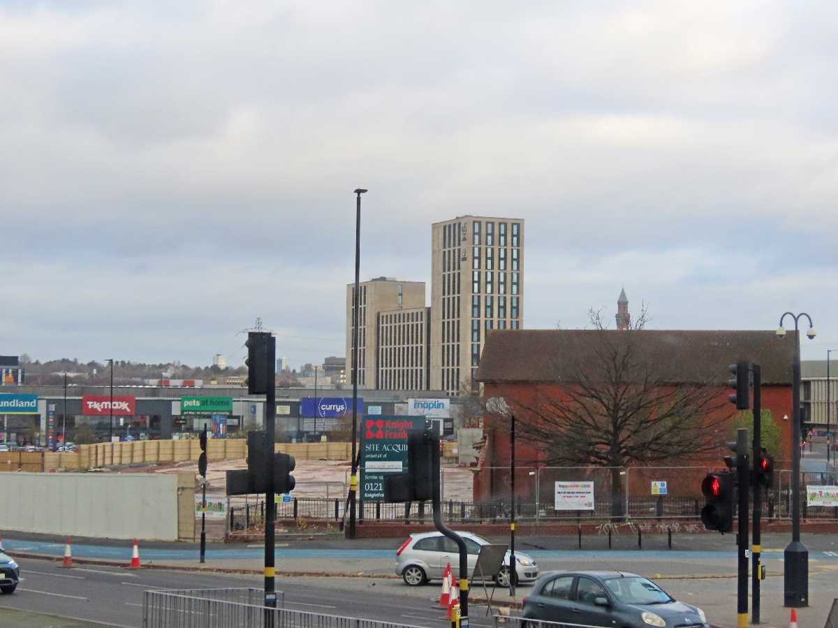 The former Sainsburys site at Selly Oak Triangle